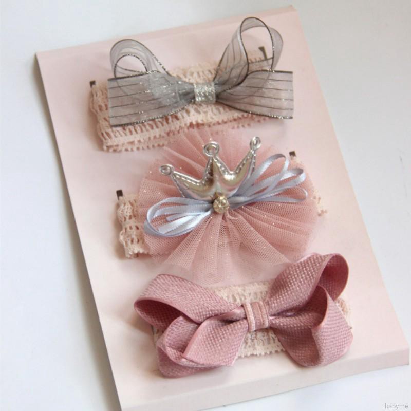 Babyme Baby Cute Girls Bowknot Floral Design Headband Headwear Apparel Photography Prop Party Gift
