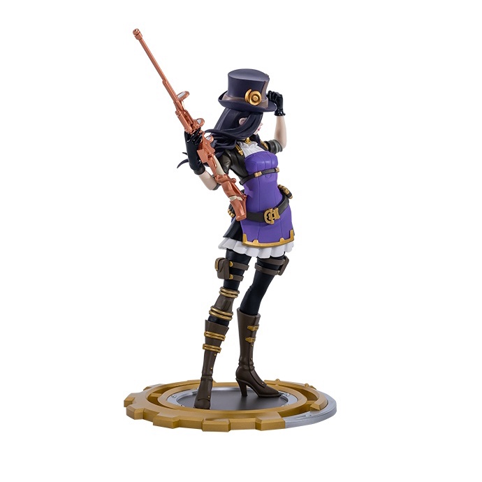 Mô hình LoL Caitlyn Unlocked Statue 28.5cm Chính hãng Riot Games - Figure LMHT Liên Minh Huyền Thoại