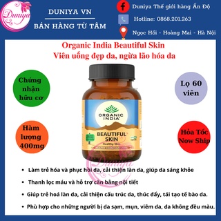 Viên uống đẹp da Organic India Beautiful Skin
