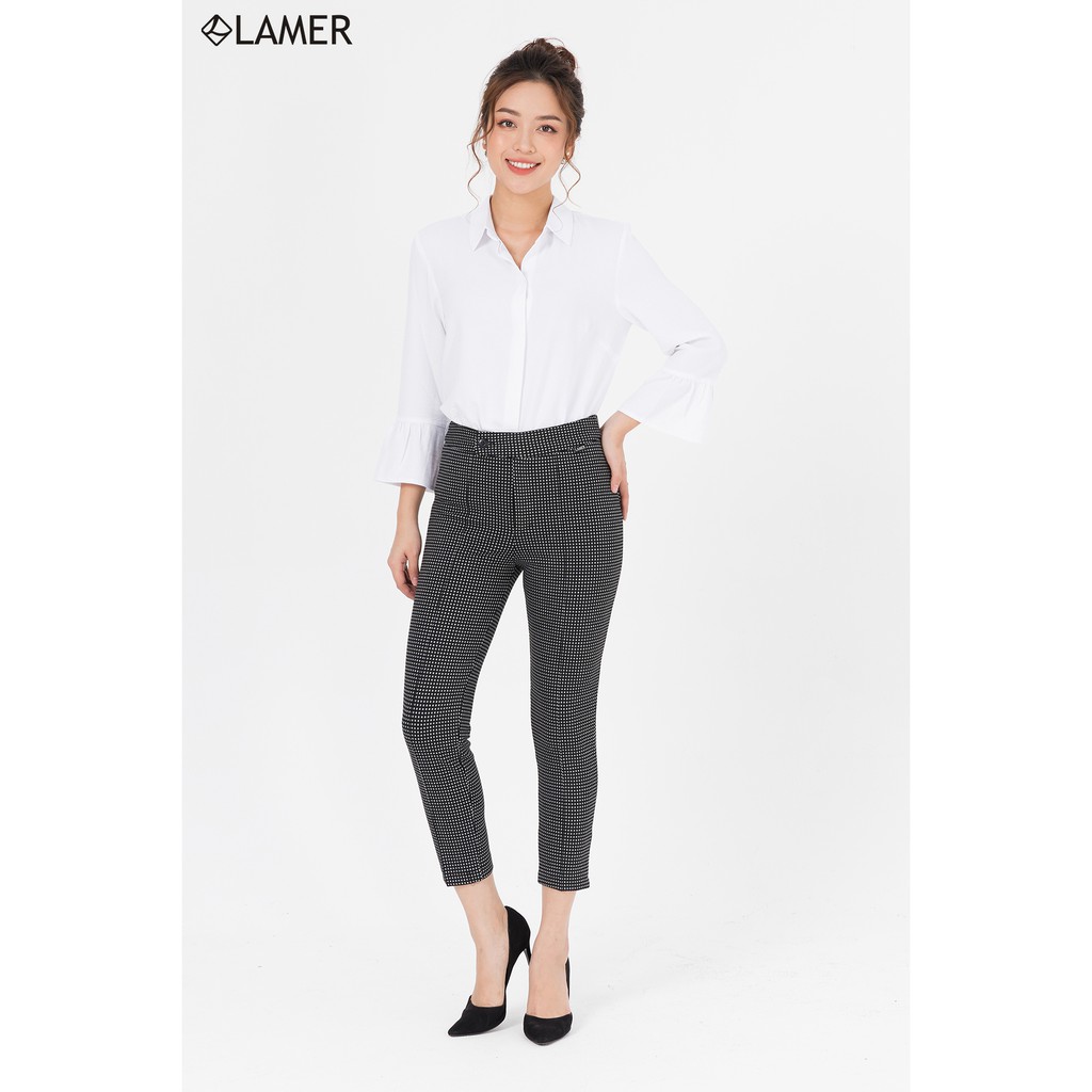 Quần ngố tregging LAMER L64G18H033-C1415 (Đen, trắng) | BigBuy360 - bigbuy360.vn