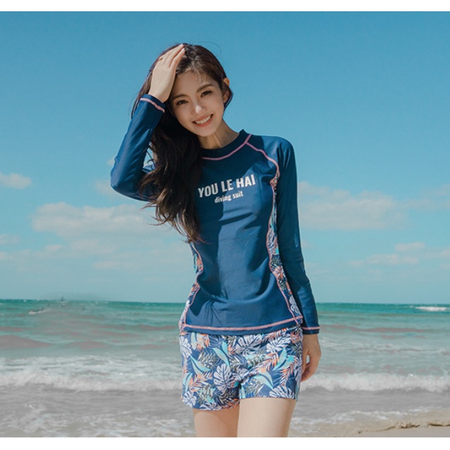 BikiniStoreVN:: Đồ bơi tay dài quần đùi quần dài S43
