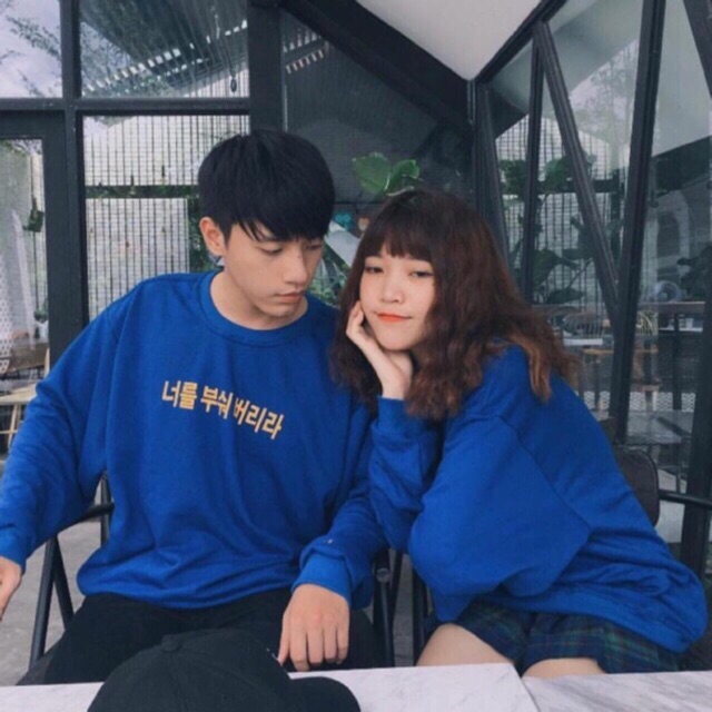 Áo Sweater Nỉ Bông Cao Cấp In Chữ Hàn Cho Nam Nữ( ẢNH THẬT CUỐI ẢNH ) A.chữ HQ | WebRaoVat - webraovat.net.vn