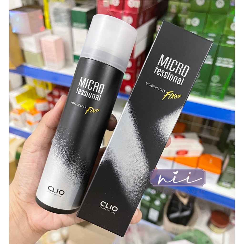 Xịt khoáng trang điểm Clio Micro-Fessional Makeup Lock Fixer 100ml