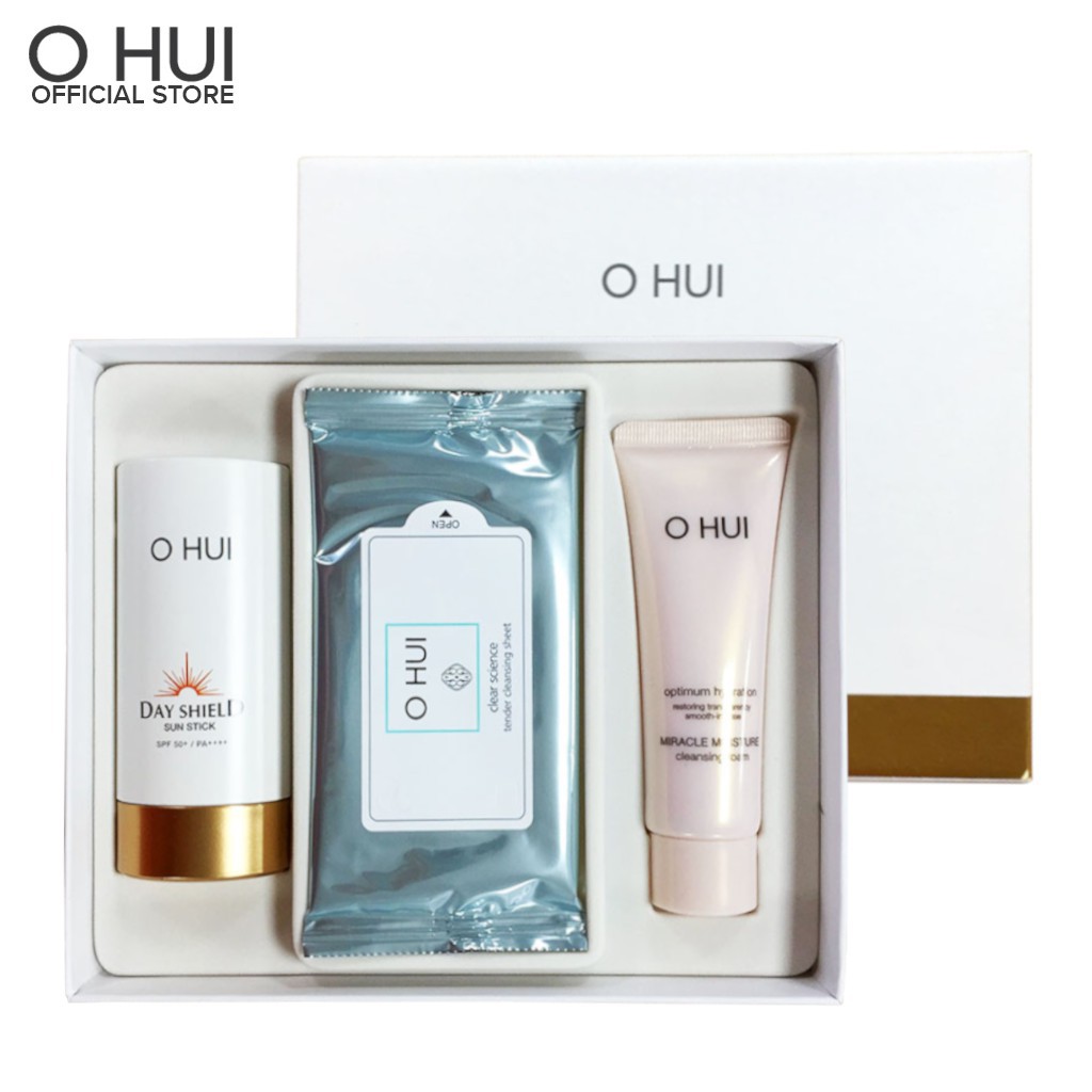 Bộ Làm Sạch Và Chống Nắng 3 Món OHUI Day Shield Sun Stick 95g | BigBuy360 - bigbuy360.vn