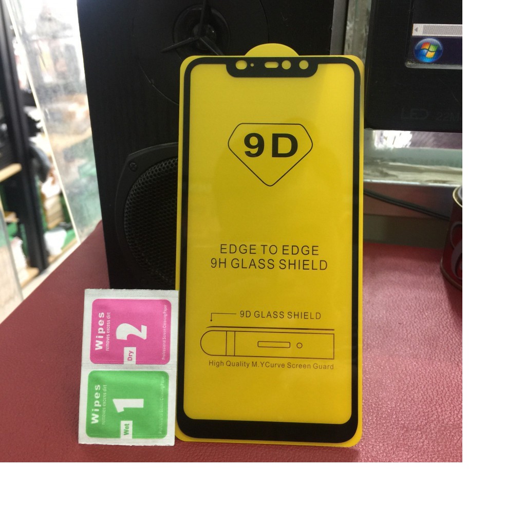 Kính cường lực 9D cho điện thoại Huawei Nova 2i, Nova 3i, Nova 3E Full màn hình ôm sát viền máy