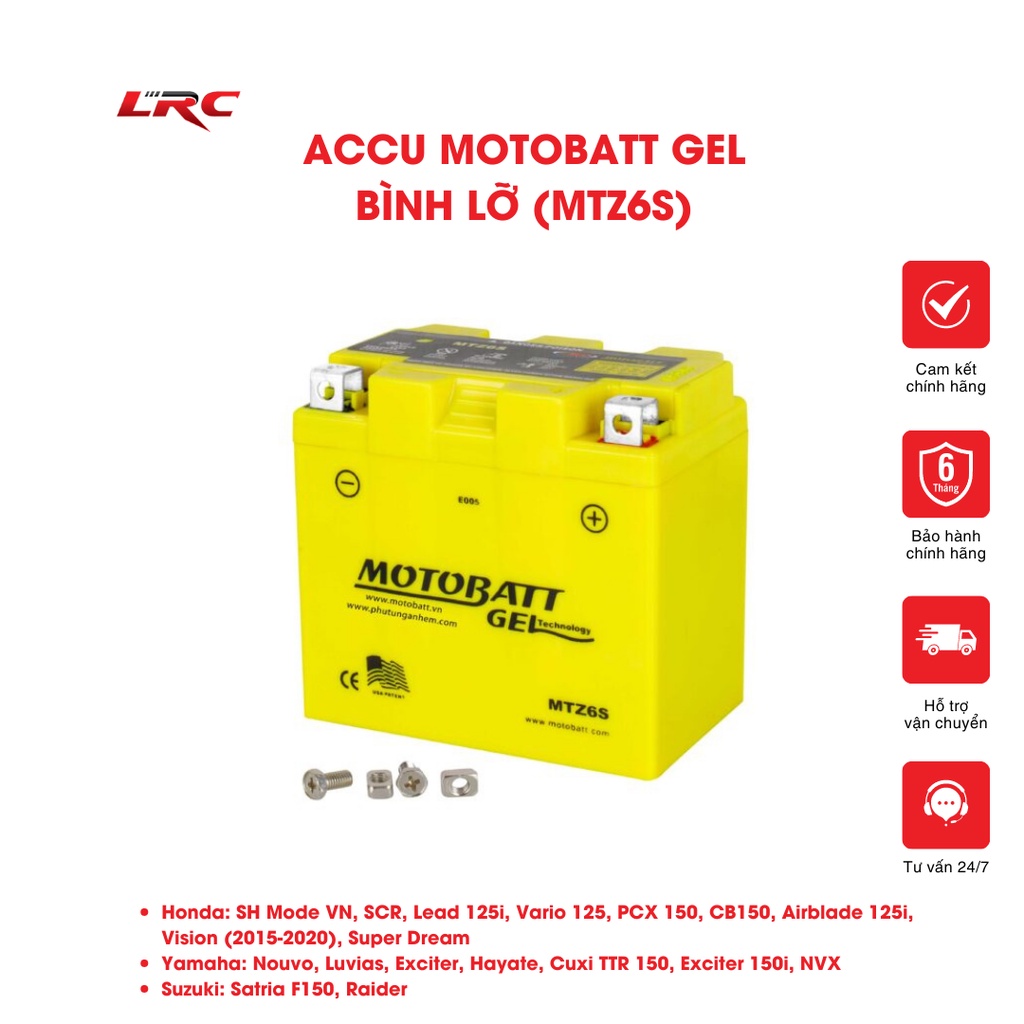 Bình Ắc Quy MOTOBATT Dành Cho Mọi Loại Xe