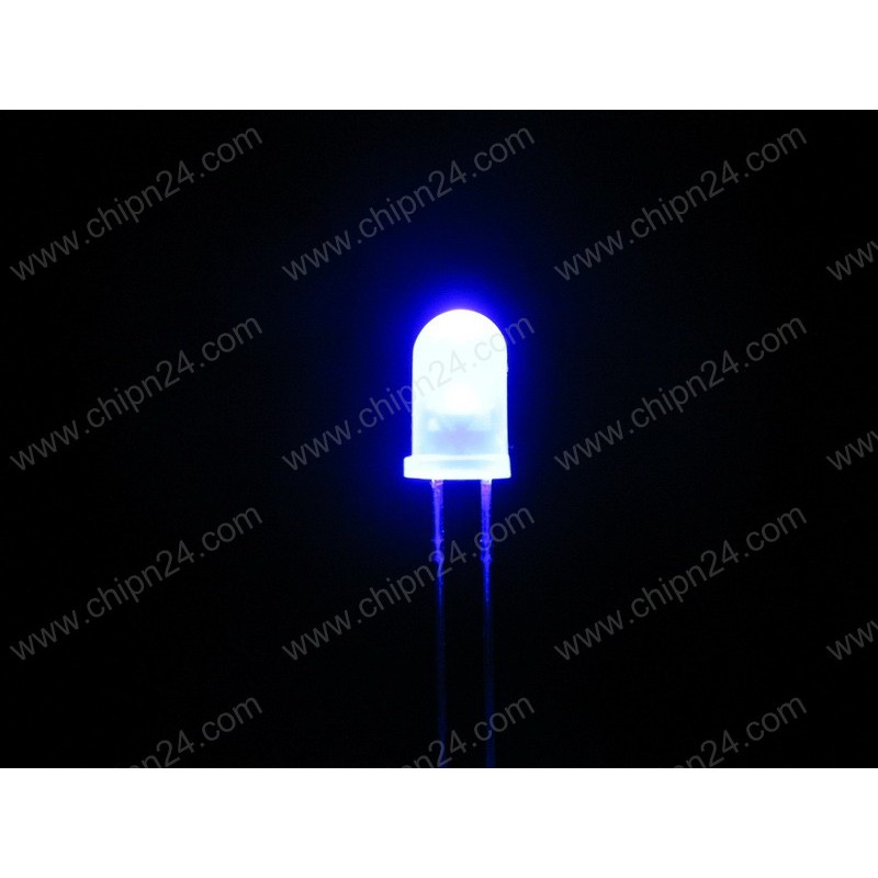 [50 CON] (TK1) Led đục 5mm màu XANH DƯƠNG (DXD5)