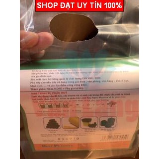 Túi đựng rác cuộn tự phân huỷ sinh học 3 cuộn 1kg 55 x 65cm hàng Việt Nam không mùi - Hàng dày dai