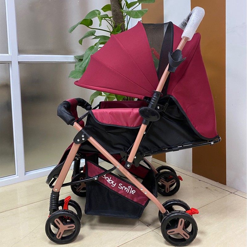 Xe đẩy gấp gọn HT 105 - 2 chiều 3 tư thế đa năng, kiểu dáng sang trọng, dễ dàng mang theo