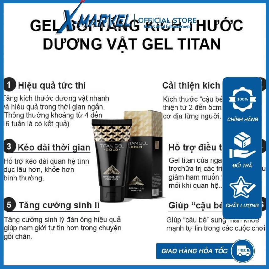 Sản phẩm hộ trợ sức khoẻ nam ,gel titan đỏ  nga chính hãng Maxmana   XMARVEL