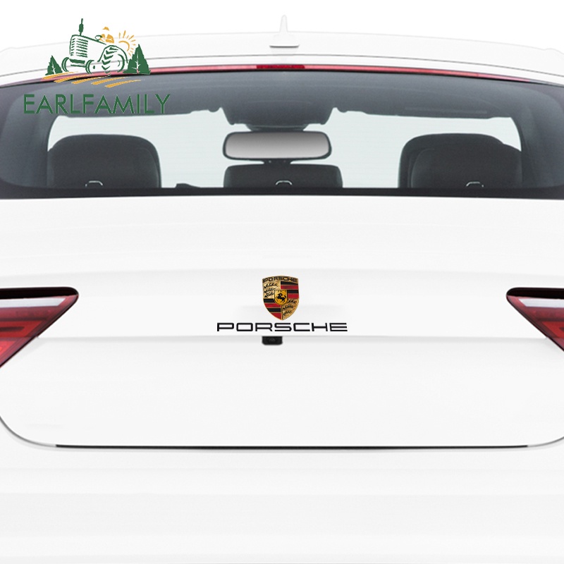 Sticker Dán Trang Trí Xe Hơi porsche 13Cmx10.4Cm Chống Thấm Nước Đa Năng Tiện Dụng