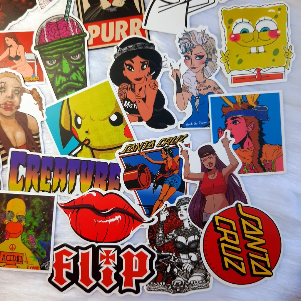 Set 100 Sticker phát ngẫu nhiên