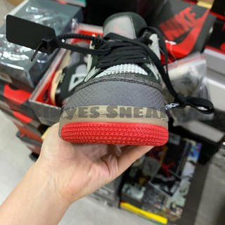 Giày Air Jordan 4 x Off-White "Bred" (Best Quality)