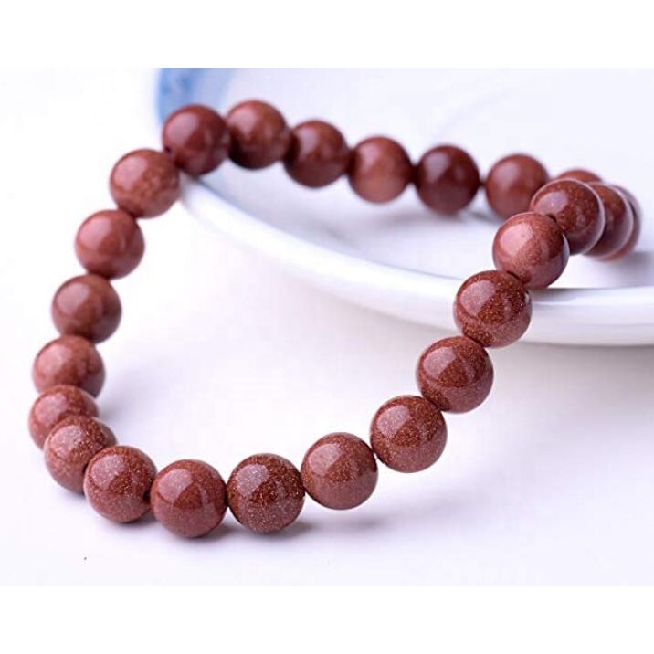 Vòng tay Đá kim sa đỏ (Goldstone) 8 ly