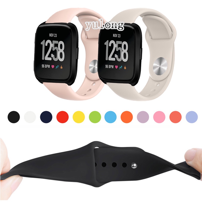 Dây đồng hồ bằng silicon mềm cho Fitbit Versa 2 /Versa Lite/Versa 1/SE