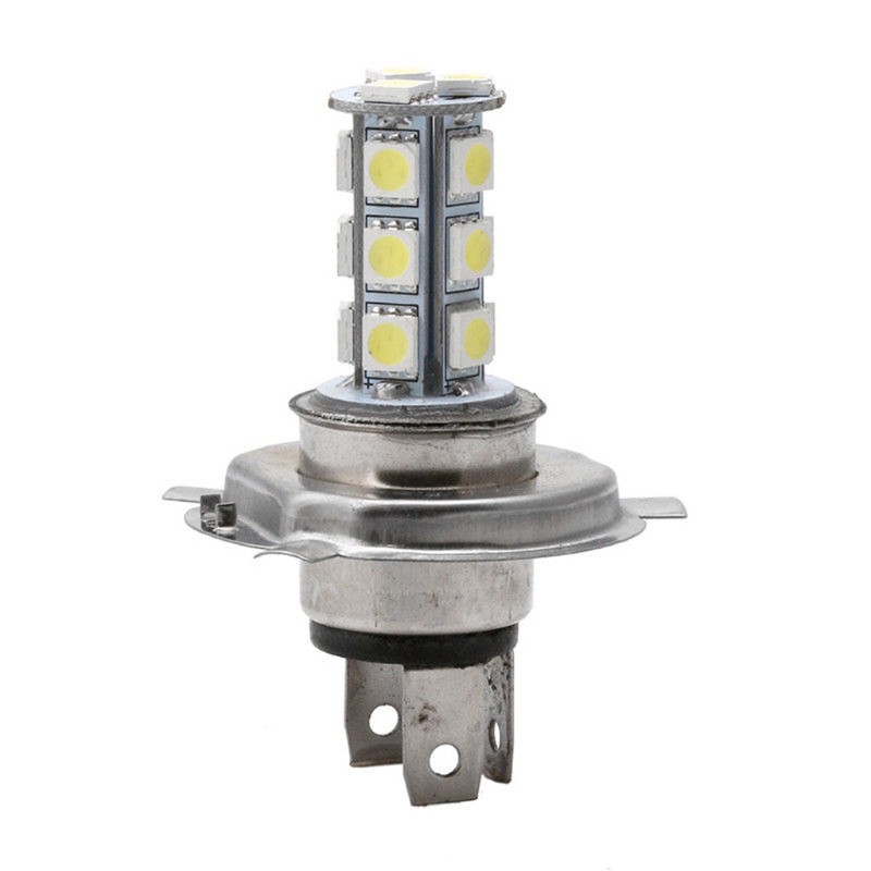 Đèn LED 7000K 12V H4 5050 18-LED cho xe ô tô