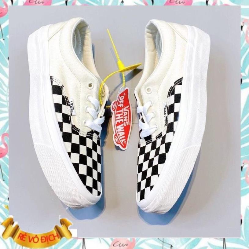 Giày Vans caro buộc dây thể thao sneaker Hot Trend [Full box, Full bill]