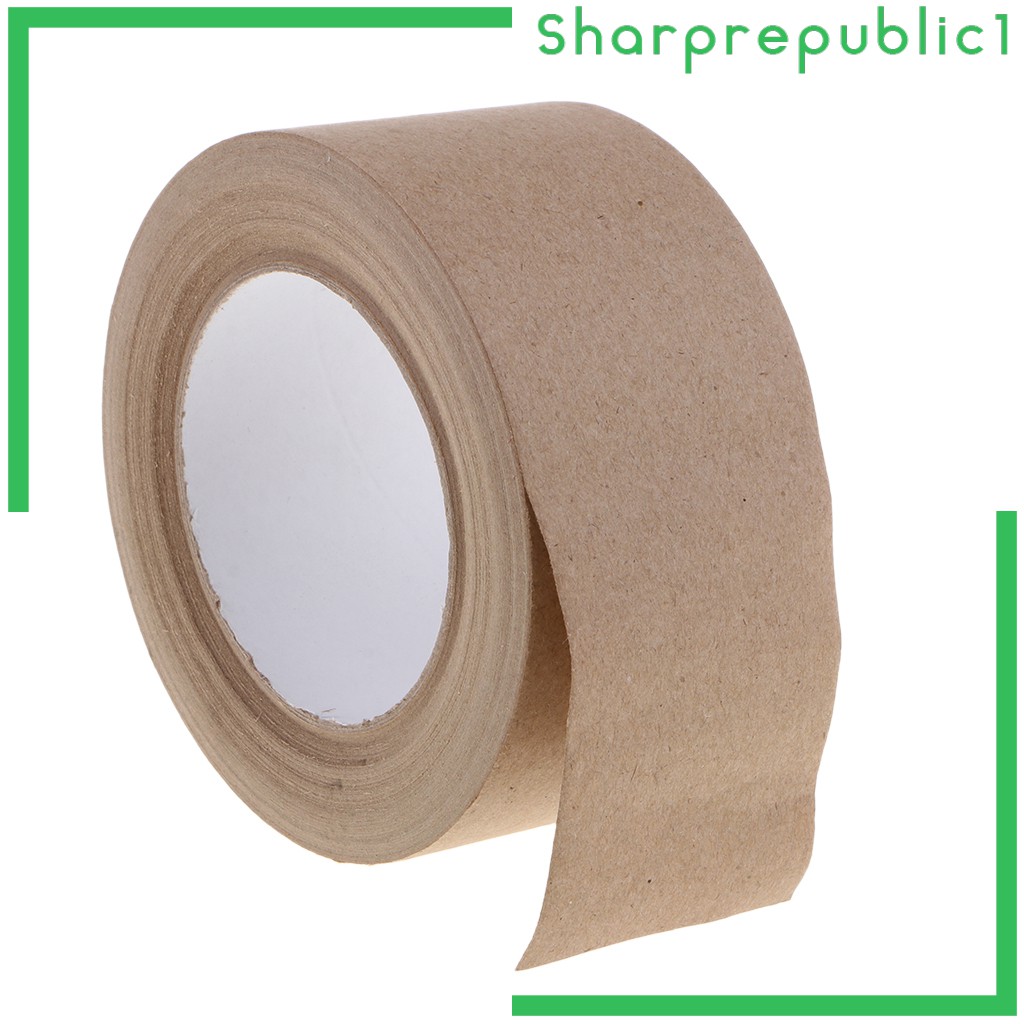50m  Water Activated Kraft Paper Tape 36mm Width for Box Packaging and Sealing Commercial Quality, Courier Always Use