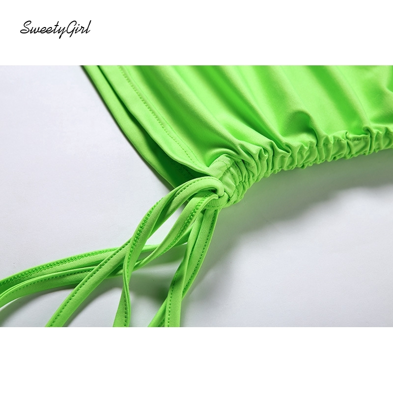 Áo Lửng Hai Dây Màu Trơn Thời Trang Cho Nữ