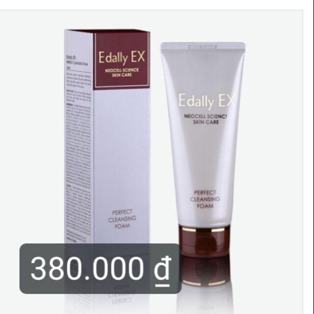 Sữa rửa mặt Edally EX ( màu trắng)