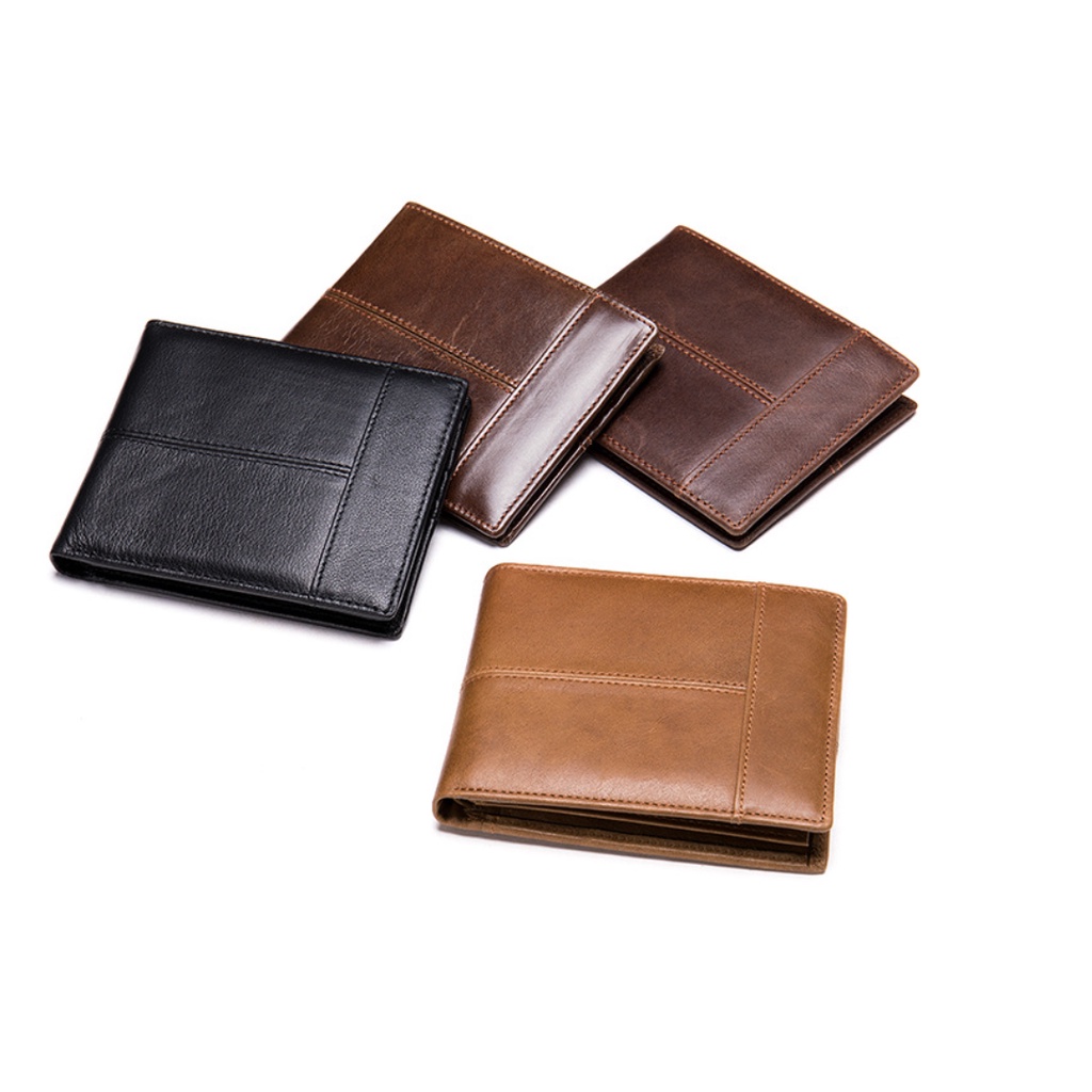 Ví nam 100% da bò thật cao cấp phong cách mới