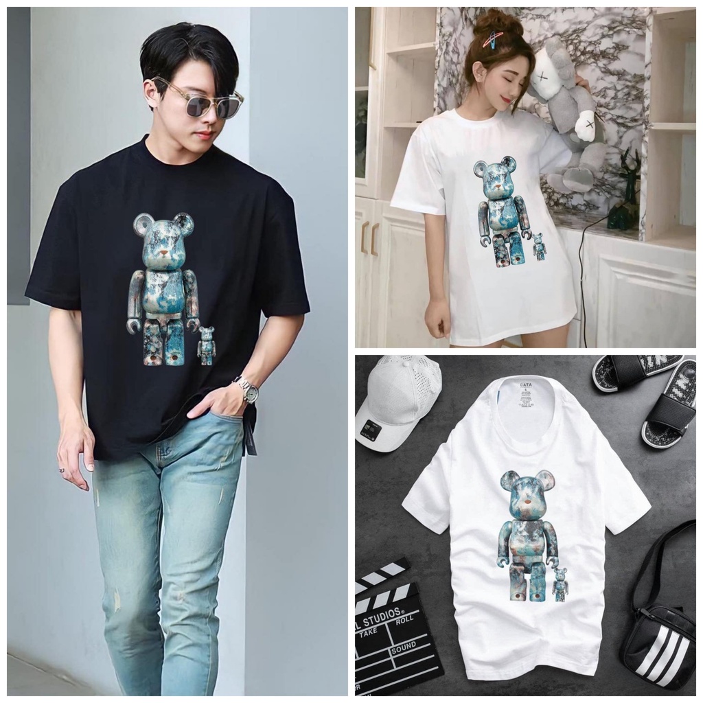 Áo Phông Gấu Phệ Hot Trend In 5D Hot Phong Cách Trẻ Trung Năng Động , Cotton Mịn Du Lịch Hè 2022