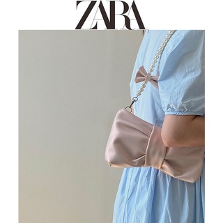 Túi Xách Zara Đeo Dưới Cánh Tay Cỡ Nhỏ Hình Bướm Đính Ngọc Trai Kiểu Hàn Quốc Thời Trang 2022 Cho Nữ #3