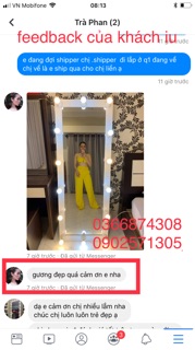 Gương soi toàn thân đèn led