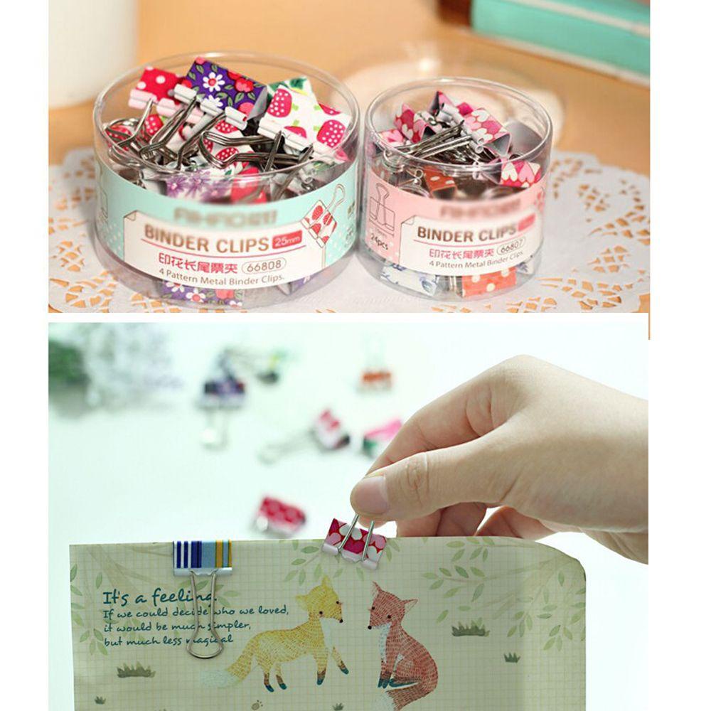Set 20 Kẹp Giấy Nhiều Màu Dễ Thương