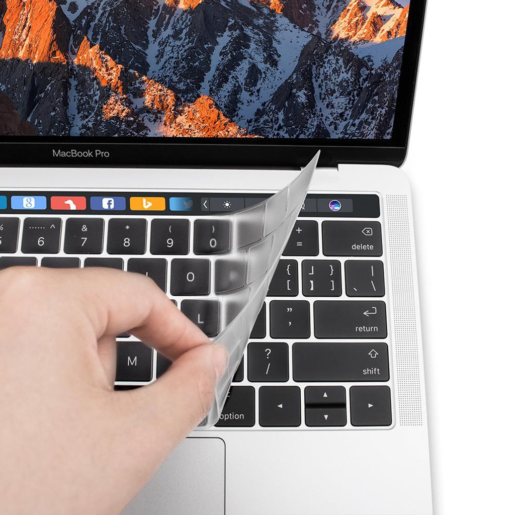 Lót Phím Trong TPU Bảo Vệ Bàn Phím Macbook Chống Bụi Bẩn, Chống Nước, Không Che Đèn Bàn Phím Lucas