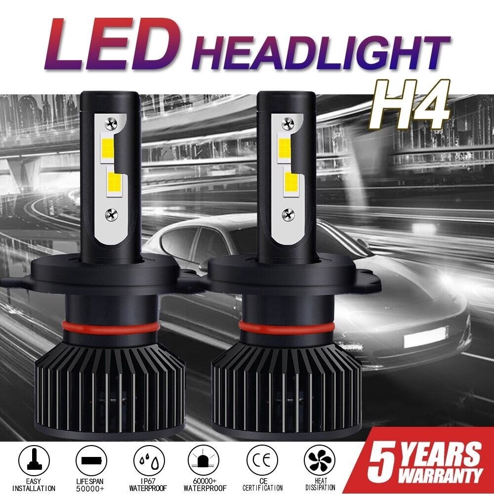 1 Cặp Đèn Pha LED 50W 12000LM CSP H4 H7 H8 H9 H11 9007 9004 9005 HB3 9006 HB4 H3 H1 Ánh Sáng 6000K 110W 12V Cho Xe Hơi