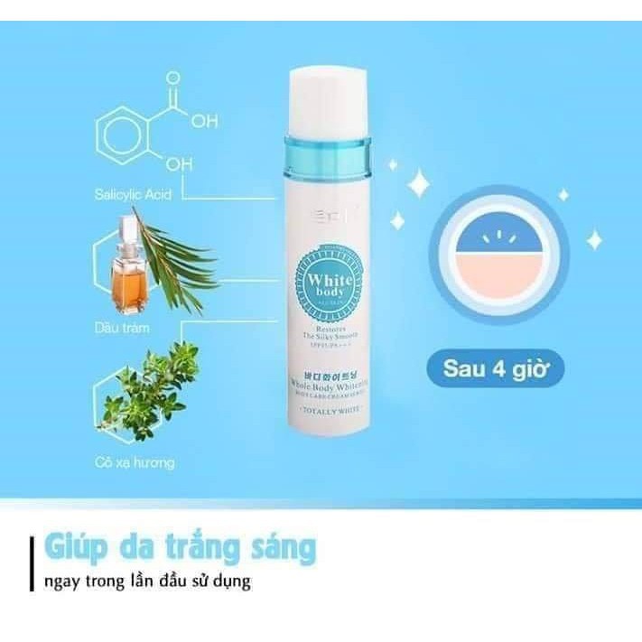 KEM CHỐNG NẮNG KÍCH TRẮNG DA HÀN QUỐC WHITE BODY | BigBuy360 - bigbuy360.vn
