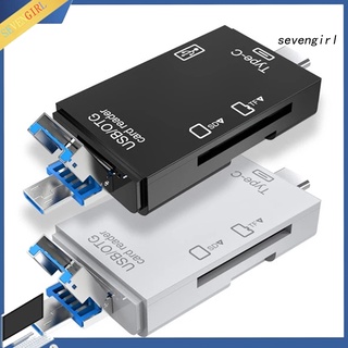 Đầu đọc thẻ nhớ đa năng 3 trong 1 usb 2.0 type-c micro-sd tf