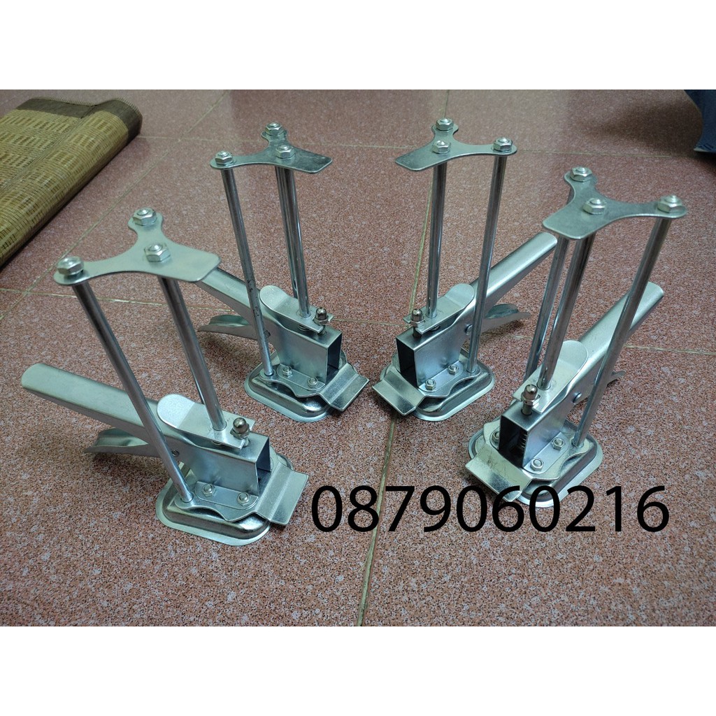 [Có video]KÍCH NÂNG CHÂN TƯỜNG - CON ĐỘI KÊ GẠCH ỐP TƯỜNG LOẠI THÉP DÀY 3 TRỤ TẢI TRỌNG 100KG