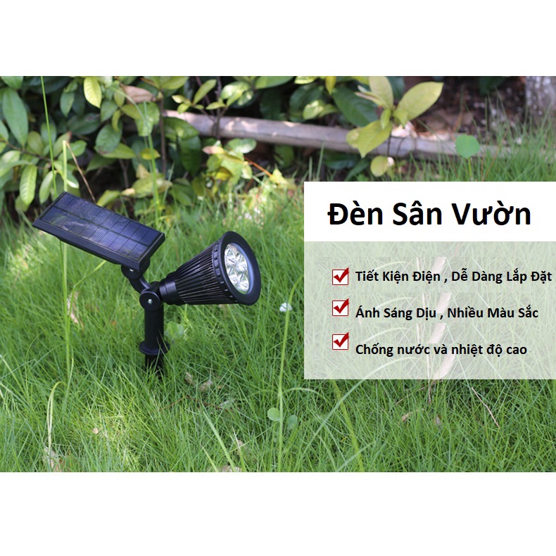 Đèn Sân Vườn Năng Lượng Mặt Trời