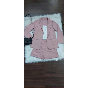 Bộ vest nữ - Freeship - Vest nữ hàn quốc cao cấp, vest nữ công sở 3 món y hình (gồm Áo vest blazer+áo thun+quần short) | BigBuy360 - bigbuy360.vn
