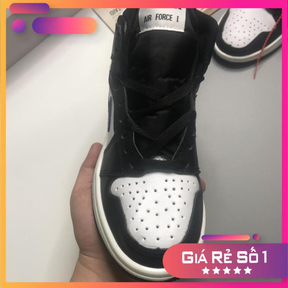 Giày thể thao sneaker Air Jordan panda, JD1 đen trắng cao cổ cao cấp full box nam nữ | BigBuy360 - bigbuy360.vn