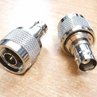 Đầu Chuyển Đổi N Đực Ra BNC Cái Thẳng Đồng Nguyên Chất