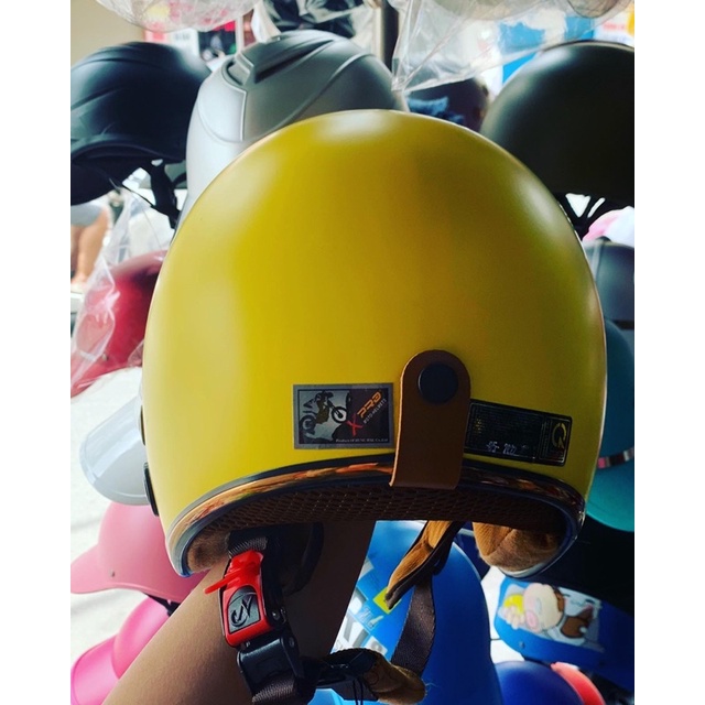 MŨ BẢO HIỂM CON VỊT B-DUCK 3/4 TRÙM NGUYÊN ĐẦU DỄ THƯƠNG