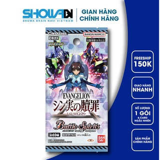 Bộ cờ chiến thuật Battle Spirits - CB23 - Phiên bản CEVANGELION -TRUE ATONEMENT - 1 gói/6 quân cờ