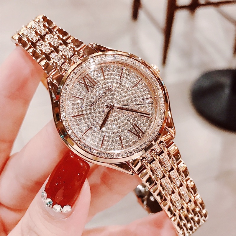 Đồng hồ nữ Michael Kors MK rose gold .