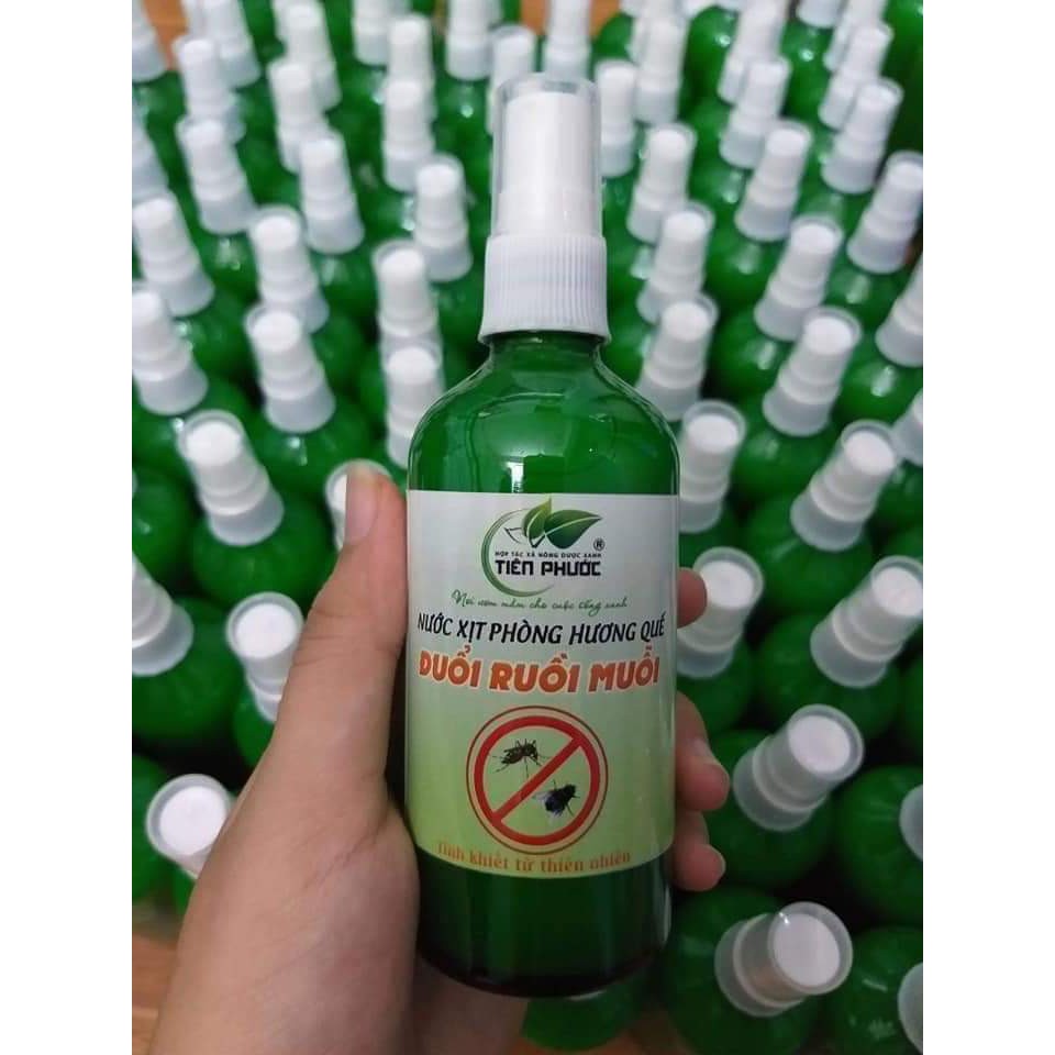 Xịt phòng đuổi muỗi hương Quế, Sả chai xịt 100ml