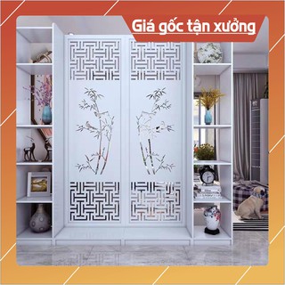 Vách ngăn cây trúc chữ I mẫu mới( 2 vách- 2 kệ).THIẾT KẾ