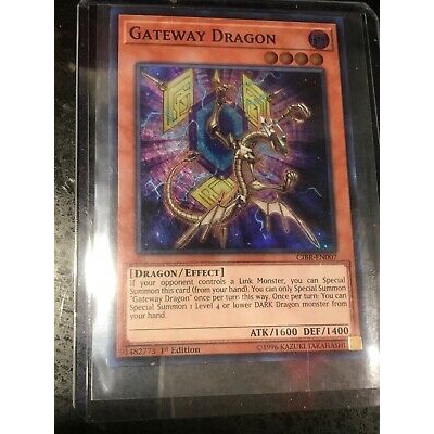 Thẻ bài YUGIOH - Gateway Dragon - CIBR-EN007 - Super Rare