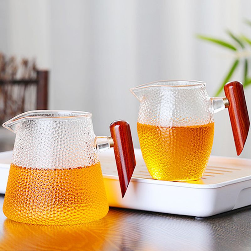 Tống chuyên trà thủy tinh Borosilicate chịu nhiệt cao cấp