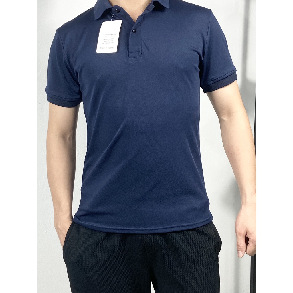 Áo cộc tay nam, áo thun nam POLO tay ngắn cổ bẻ thiết kế vải cá sấu cotton lạnh co dãn 4 chiều hàng cao cấp