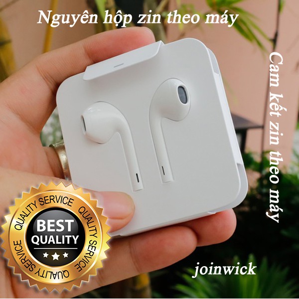 Tai nghe zin máy iPhone 7/8/X/XR/XS/XS Max Nguyên hộp cổng Lightning Apple EarPods