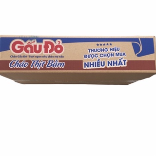 THÙNG CHÁO GẤU ĐỎ VỊ GÀ/ THỊT BẰM Thơm ngon giàu dinh dưỡng