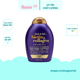 OXG - Dầu gội đầu Biotin & Collagen 385ml