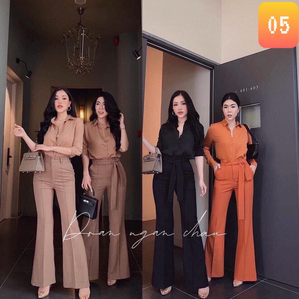 Set Sơ Mi Kèm Quần